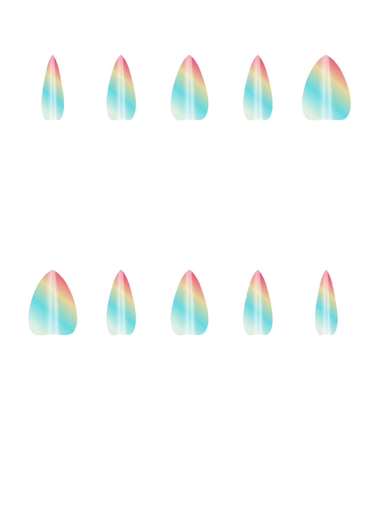Handmade Acrylic Press On Nails By @mistfluers yQTWed2egoiry5xjnEWH