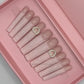 Nailzotica Extra Long Length Reusable Acrylic Gel UV High Quality Handmade Luxury Press On Nails