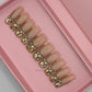 Nailzotica Long Length Reusable Acrylic Gel UV High Quality Handmade Luxury Press On Nails