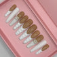 Nailzotica Long Length Reusable Acrylic Gel UV High Quality Handmade Luxury Press On Nails