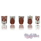 Bowed & Beautiful - Short Length 25mm Duck Shape Bling White Black French Tip Bow Charm Reusable Acrylic Gel UV Hand-Painted High Quality Handmade Luxury Press On Duck Nails