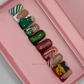 Nailzotica French Tip Reusable Acrylic Gel UV High Quality Handmade Luxury Press On Nails
