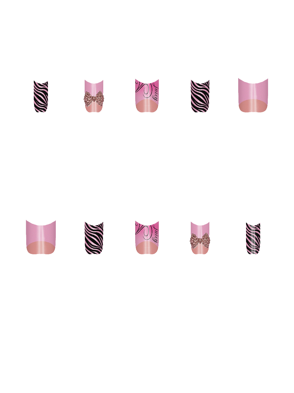 pinkypie Press On Nails by pinkk&glitter.nails