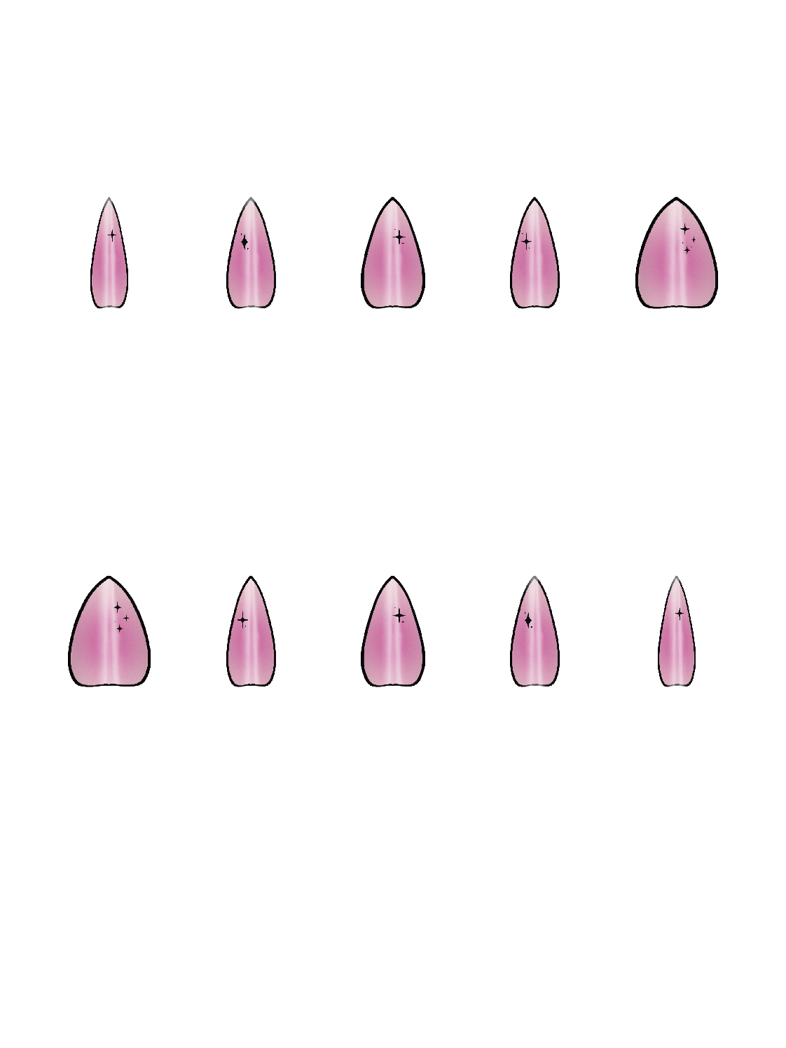Star Space Sky Sparkle Twinkle Shine Celestial  Handmade Acrylic Press On Nails By @user083077 cQmX2MoI34vdNWTIffMa