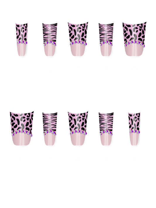 Gem Rhinestone Silver Ab Bling  Handmade Acrylic Press On Nails By @iamjaybabie 1odnMn3InmY1JRpJU59Q