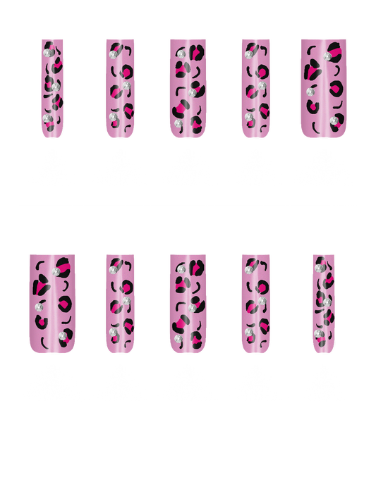 Gem Rhinestone Silver Bling  Handmade Acrylic Press On Nails By @iamjaybabie AGDwsALk0nPgCL115Qbi (Custom)