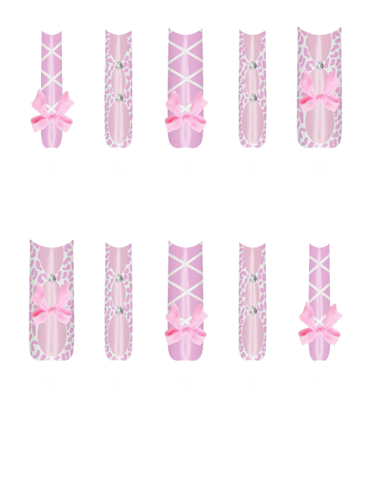 Circle Shapes Basic Gem Rhinestone Silver Bling Bows Decoration Gift Girly Resin Pink Line Shape  Handmade Acrylic Press On Nails By @iamjaybabie o3IKXFVS3lciXC1Gypsq (Custom)