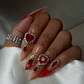 Nailzotica Stiletto Shape Reusable Acrylic Gel UV High Quality Handmade Luxury Press On Nails