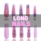 Nailzotica Long Length Reusable Acrylic Gel UV High Quality Handmade Luxury Press On Nails