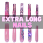 Nailzotica Extra Long Length Reusable Acrylic Gel UV High Quality Handmade Luxury Press On Nails