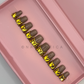 Nailzotica French Tip Reusable Acrylic Gel UV High Quality Handmade Luxury Press On Nails